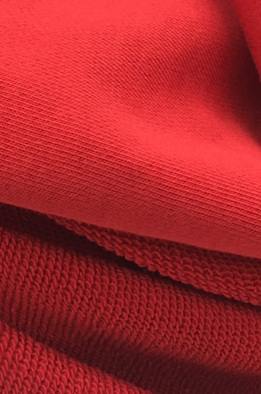 Футер 3-х нитка итальянская диагональ Красный Футер 3-х нитка итальянская диагональ Красный